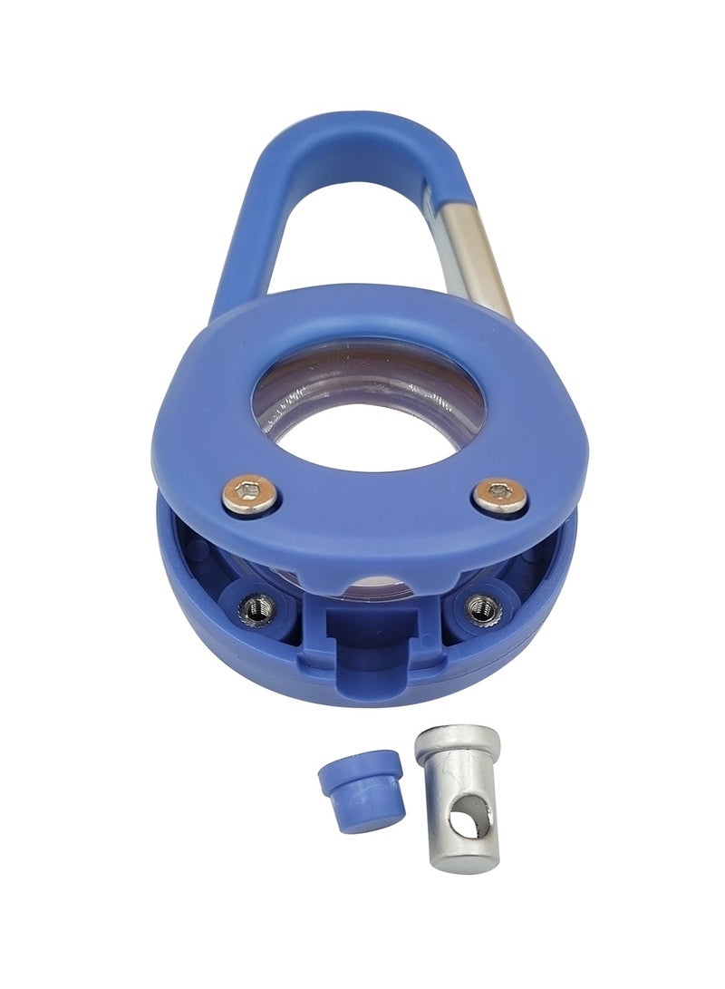 جراب Airtag لسلسلة مفاتيح جهاز تتبع Airtag من Apple، مزود بحلقة تعليق، جراب واقٍ، حامل مقاوم للماء، غطاء لجهاز تتبع الموقع، قفل آمن، جراب سلسلة مفاتيح من الألومنيوم للأمتعة وعلامات الحقائب. - Image 2